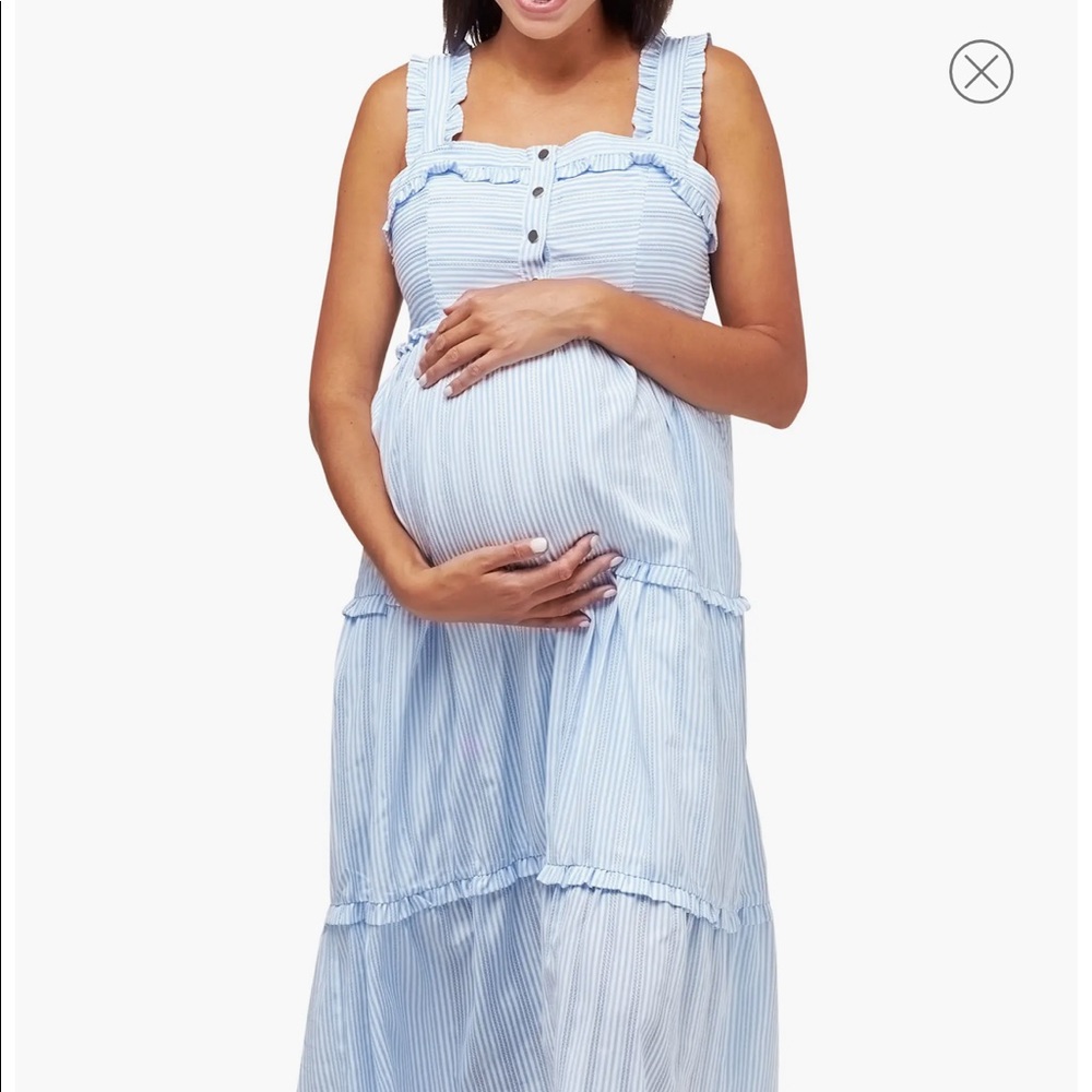 Emma Maternity/Nursing Midi Sundress